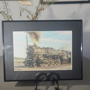 Framed Train Art Print Photograph
